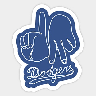 World Series Champions - LA Dodgers Sticker